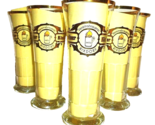 6 Vereinsbrauerei Rixdorf Berliner Kindl Schultheiss German Beer Glasses - £48.67 GBP