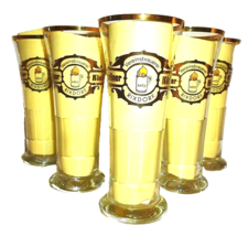 6 Vereinsbrauerei Rixdorf Berliner Kindl Schultheiss German Beer Glasses - £47.81 GBP
