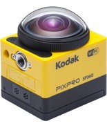 Kodak PIXPRO SP360 Action Camera 360° Lens w/ Charger MicroSD + 2 Batter... - $155.99