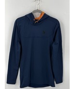 Spyder Blue Hoodie Mens Size Medium Blue Orange Hooded Pullover Athletic... - €18,76 EUR