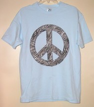 Peace Love Symbol T Shirt Hippie Psychedelic Counter Culture Size Medium - £51.34 GBP