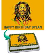 Bob Marley - Edible Cake Topper - 11.7 x 17.5 Inches 1/2 Sheet rectangular - €25,06 EUR