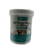Ear Cleaner Finger Wipes Gentle Otic Cleaning Pads for Dogs &amp; Cats Cocon... - $23.23 CAD