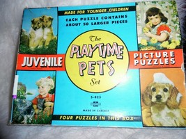 Vintage Playtime Pets Puzzle Set - £20.71 GBP
