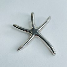 Sterling Silver Starfish Necklace Pendant Mexico 925 Vintage - 9.5 Grams - £11.69 GBP
