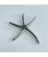 Sterling Silver Starfish Necklace Pendant Mexico 925 Vintage - 9.5 Grams - £11.61 GBP