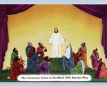 Passion Play Ascension Scene Black Hills South Dakota UNP Linen Postcard M5 - $2.92