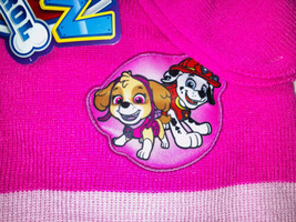 Girls Pink Childs Paw Patrol Winter Hat Mittens Kids Childs Beanie Nicke... - £5.44 GBP