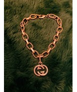 Stunning Vintage Gucci Thick Rope Chainlink GG bracelet - $166.43