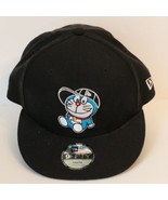 New Era Doraemon Collaboration Youth Snapback Cap Hat 9FIFTY Black Used - £70.78 GBP