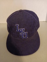 Louisiana State University LSU Tigers Zephyr Purple  Fitted 7 3/4 Cap Hat - £15.89 GBP