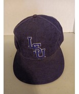 Louisiana State University LSU Tigers Zephyr Purple  Fitted 7 3/4 Cap Hat - £15.67 GBP