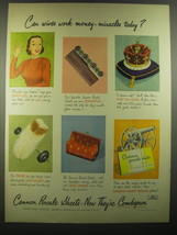 1949 Cannon Percale Sheets Ad - Can wives work money-miracles today? - £14.77 GBP