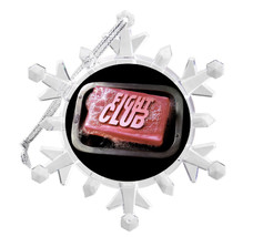 Fight Club Movie Soap Snowflake Blinking Light Holiday Christmas Tree Ornament - £13.11 GBP