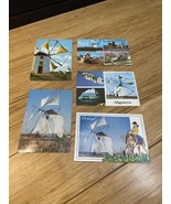 Vintage Lot of 5 Windmill Portugal Travel Souvenir Postcard KG JD - €10,31 EUR