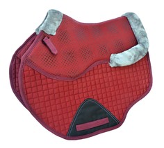 Horse Contoured English Quilted Jumping Silicone Gel Saddle Pad 72182 - £47.25 GBP