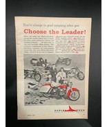 1964 Harley-Davidson Full Page Multi Motorcycle Print Ad 6”x9” - $101.40 MXN