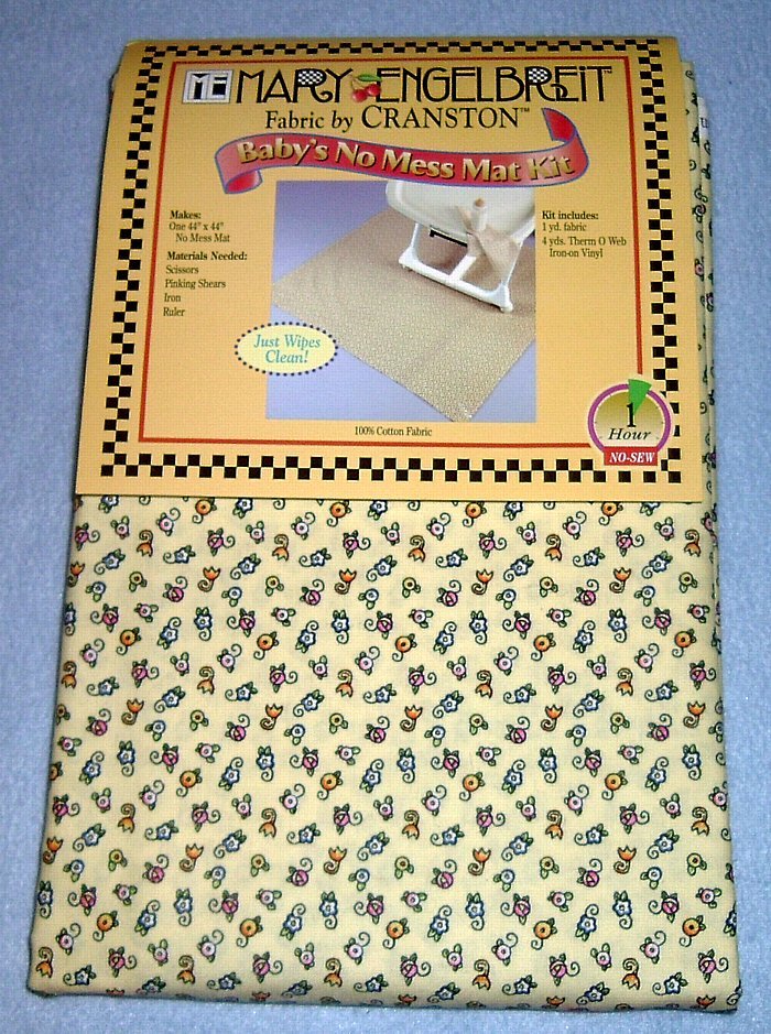 Mary Engelbreit Baby's No Mess Mat Kit 44" x 44" 1 Hour No-Sew 2001 NIP - $9.99
