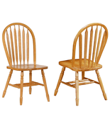 Sunset Trading Oak Selections Arrowback Dining Side Chair Set - Light Oa... - $568.95