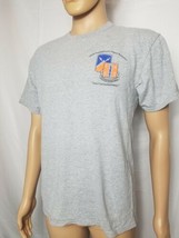 44th Expeditionary Signal Battalion Outstanding Graphic Tee Shirt Gray S... - $9.79