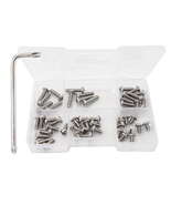 50Pcs M4 Torx Pin Head Security Screws Kit with T20 Wrench, Stainless Steel - $14.88