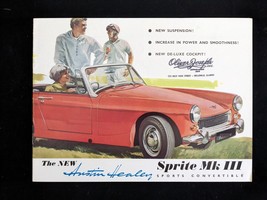 Original 1964 Austin Healey Sprite MK III Sports Convertible Sales Brochure - £14.38 GBP