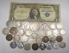 Old Vintage Horde US Coin &amp; Silver Lot 1860’s - 1900’s Lot BCL3 - £107.96 GBP