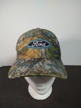 Hat Cap Ford Motors Car Company Camo Hunting Strapback Hat Trees - £7.95 GBP