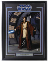 Ewan McGregor Signed Framed 16x20 Star Wars Obi-Wan Kenobi Pose Photo JSA - £363.86 GBP