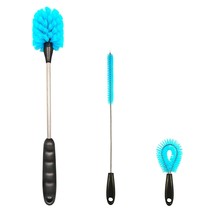 3 Pack Water Bottle Brush Set,Fruit And Vegetable Cleaning Brushes,Long Handle 3 - £13.52 GBP