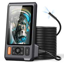 Triple Lens Sewer Inspection Camera with 50FT Semi-Rigid Cable, DEPSTECH 5&quot;IPS S - £176.90 GBP