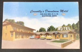 VTG 1964 Connolly&#39;s Downtown Motel Rochester MN Postcard Minnesota - £6.75 GBP