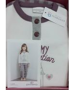 Serafino Pajamas For Girls Long Sleeve Cotton Punto Milano Primero - $34.06 CAD