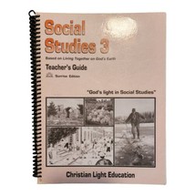 Christian Light Education Social Studies 3 Teacher’s Guide Sunrise Edition - £6.28 GBP