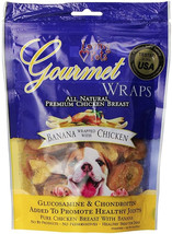 Loving Pets Gourmet Wraps Banana and Chicken 72 oz (12 x 6 oz) Loving Pets Gourm - £93.88 GBP