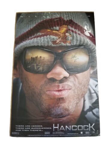 Will Smith Signed 24&quot;x 36&quot; Poster Autographed Hancock Movie Signature - $79.72