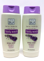 ( LOT 2 ) P.Silk Body Wash Lavender &amp; Chamomile StressRelief 16 oz Ea - £22.06 GBP