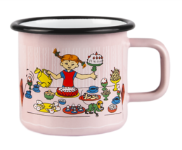 Pippi Longstocking MUURLA Birthday Enamel Mug 3,7 dl *NEW - £27.60 GBP