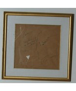 Signed Doodle on Kraft Paper by Peter Max in Frame Original Sketch - £2,840.50 GBP