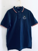 Vtg Polo Ralph Lauren Yacht Club Navy Blue Pier PRL-6 Flag Size L Team S... - £26.53 GBP