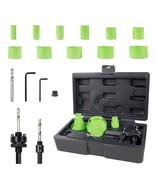 Bi-Metal Hole Saw Kit, Holesaw Set With 3/4&quot; To 2-1/2&quot; (19-64Mm) Saw, Pvc - $822.56 MXN