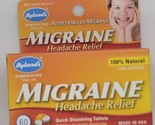 Hylands Migraine headache relief 60 dissolving tablets - $15.63