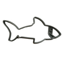 Swimming Shark Detailed Face Teeth Cookie Cutter Made In USA PR5065 - £3.18 GBP