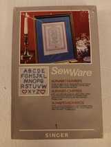 Singer SewWare 1 Alphabet / Numbers Cartridge 1984 Vintage Sewing Software - $49.99