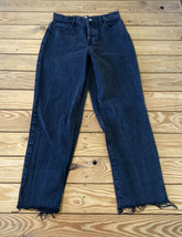 Pacsun Women’s High Rise Straight Leg Jeans Size 25 Black Sf7 - £12.44 GBP