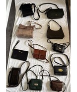 11 Vtg Purses Bags Crossbody Wristlet Dooney Bandolino Rosetti Claiborne... - $96.70 CAD