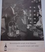 Imperial Whiskey by Hiram Walker Magazine Print Advertisement 1962 - £4.71 GBP