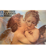 FX Schmid 1000 Piece Puzzle Cupid&#39;s Kiss #90207 E.M.Munier 20x27 Angel C... - £18.97 GBP