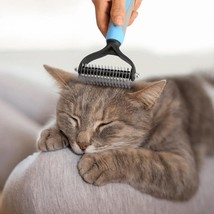 Ergonomic Handle Dematting Brush | Arched Head Pet Dematting Comb | Cats & Dogs - £14.92 GBP