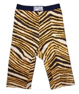 90’s Zubaz Zebra Print BIKE Shorts Made in USA Size Small NOS Navy Yello... - £34.64 GBP